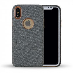 iPhone X (Ten) Wool Style Armor Hybrid Case (Gray)